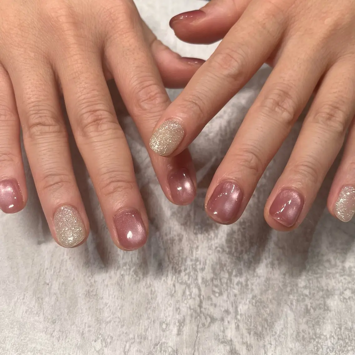 ネイル ハンドネイル 【AO】nail 💎ayameのネイルデザイン