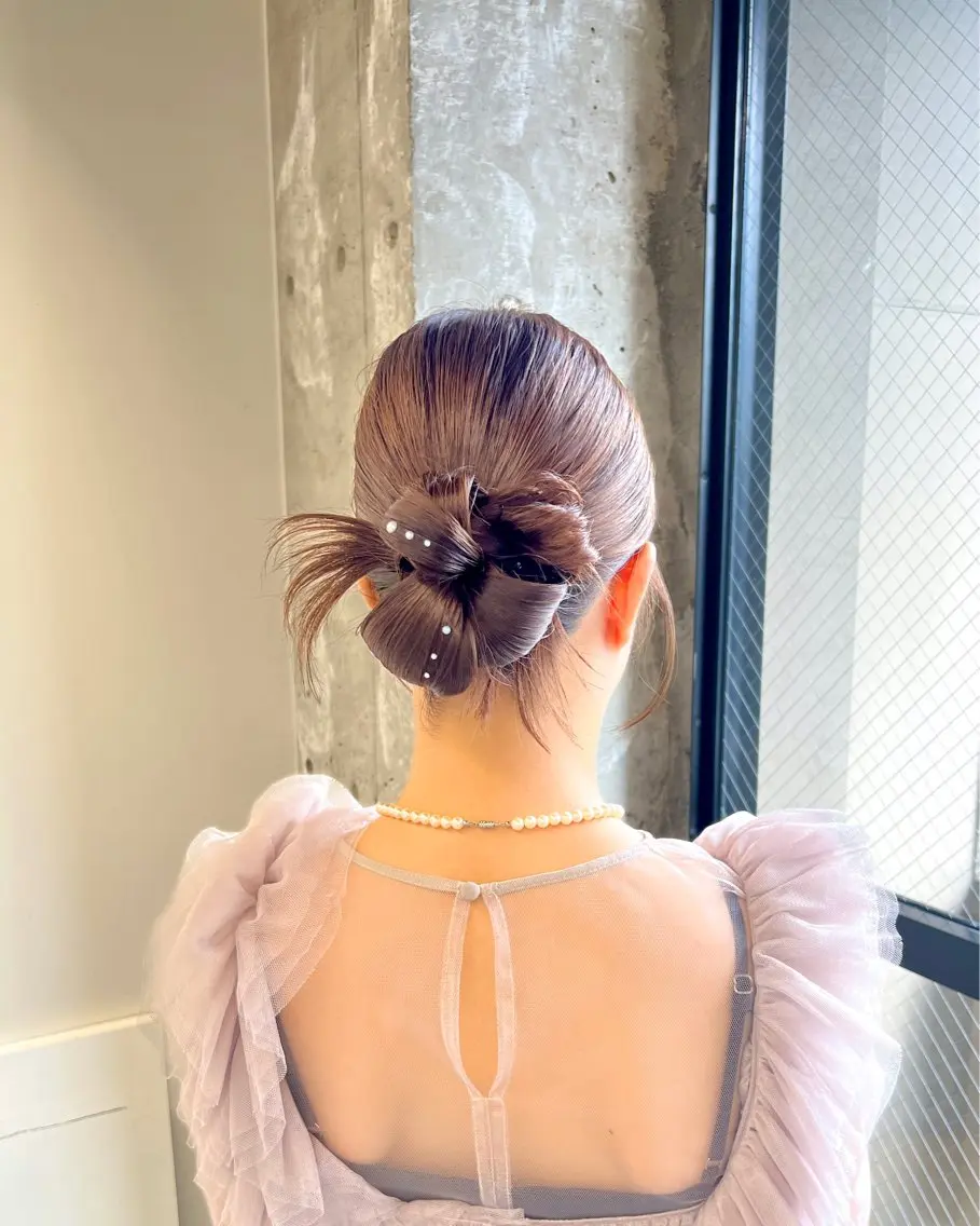 ヘアアレンジ ヘアセット 【NEWI】韓国ヘア 🇰🇷Honokaのヘアスタイル