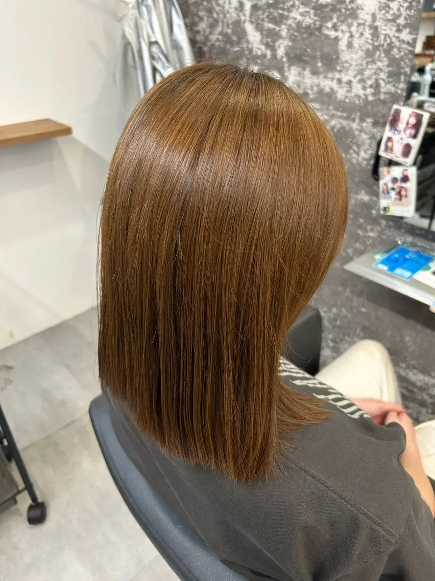 ミディアム アッシュ ヘアカラー Agu/ㅤ⠀ ななみんのヘアスタイル