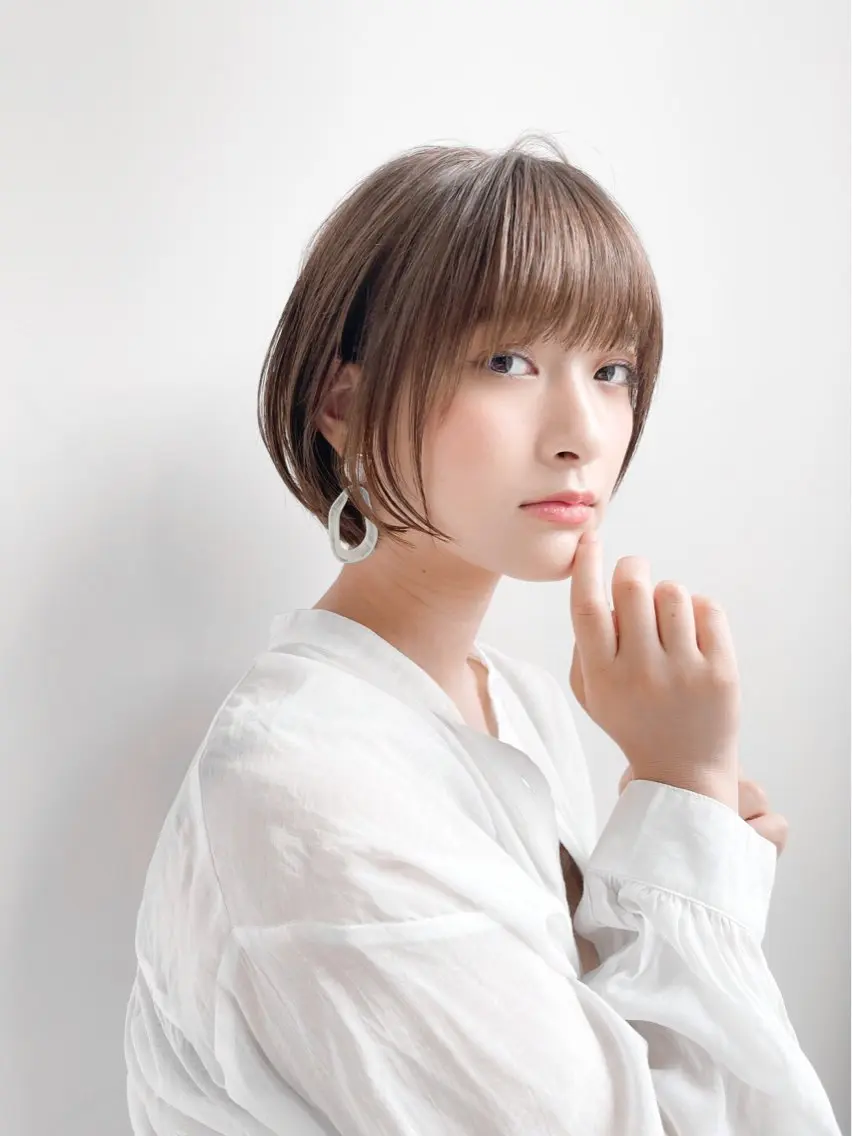 ショート 縮毛矯正 トリートメント 艶髪ショートの匠✂️ 錦糸町佐藤店長のヘアスタイル