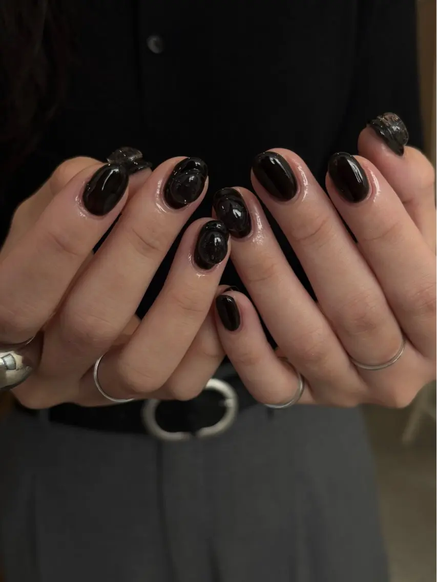 ネイル ぷっくりネイル シンプルネイル ハンドネイル nao＿nail .929のネイルデザイン