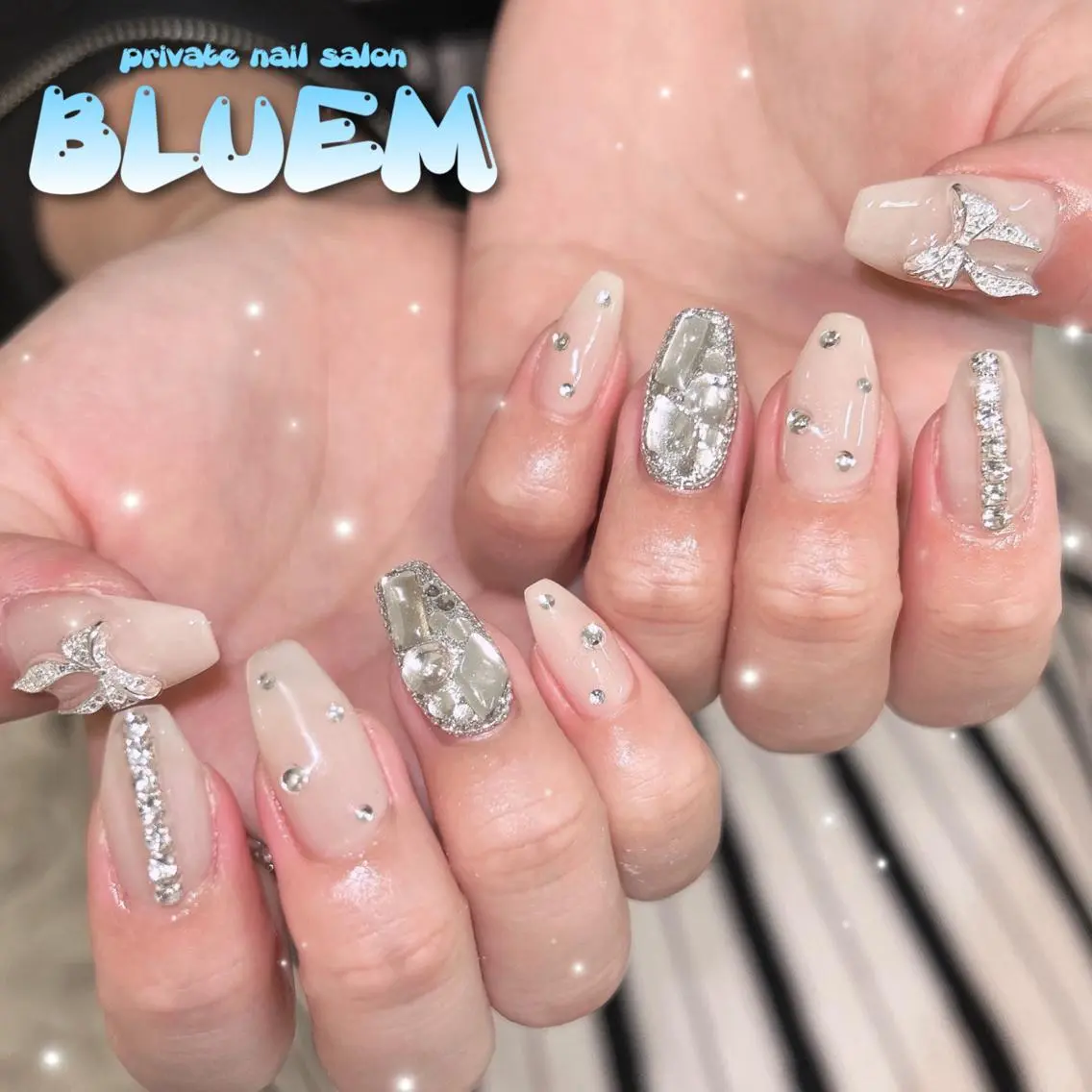 ネイル ハンドネイル BLUEM なな🐶のネイルデザイン