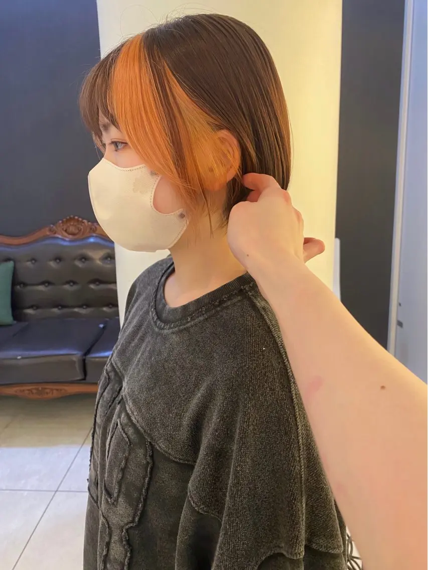 ショート カラー ブラウンカラー カット ヘアカラー トリートメント mai / linoah˚✧のヘアスタイル