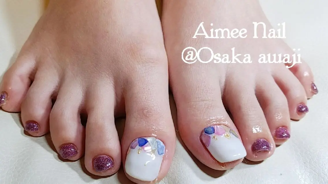 ネイル フットネイル 齋藤 あゆみのネイルデザイン