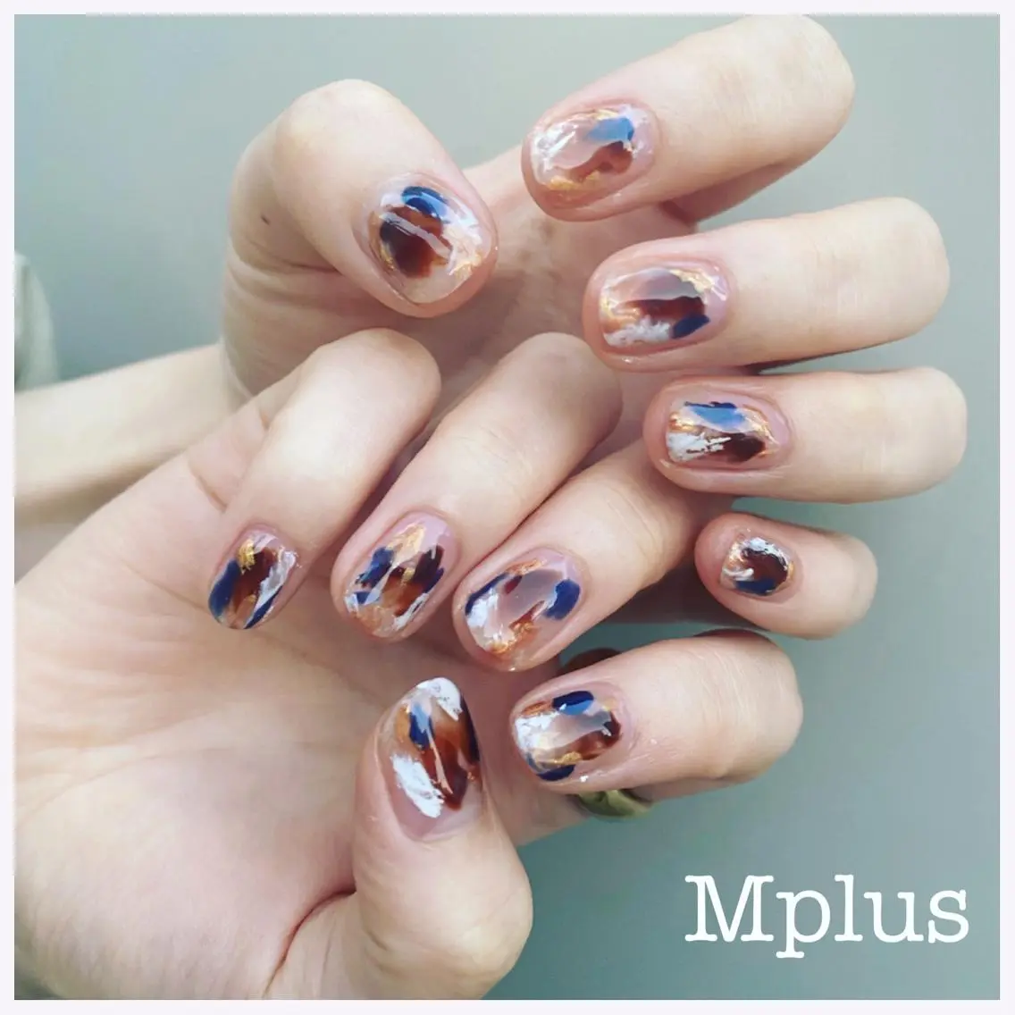 ネイル クリアネイル Mplus miyukiのネイルデザイン