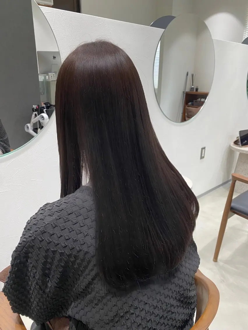 🌈似合わせカット＋透明感ダメージレスカラー＋クイックトリートメント🌈の写真