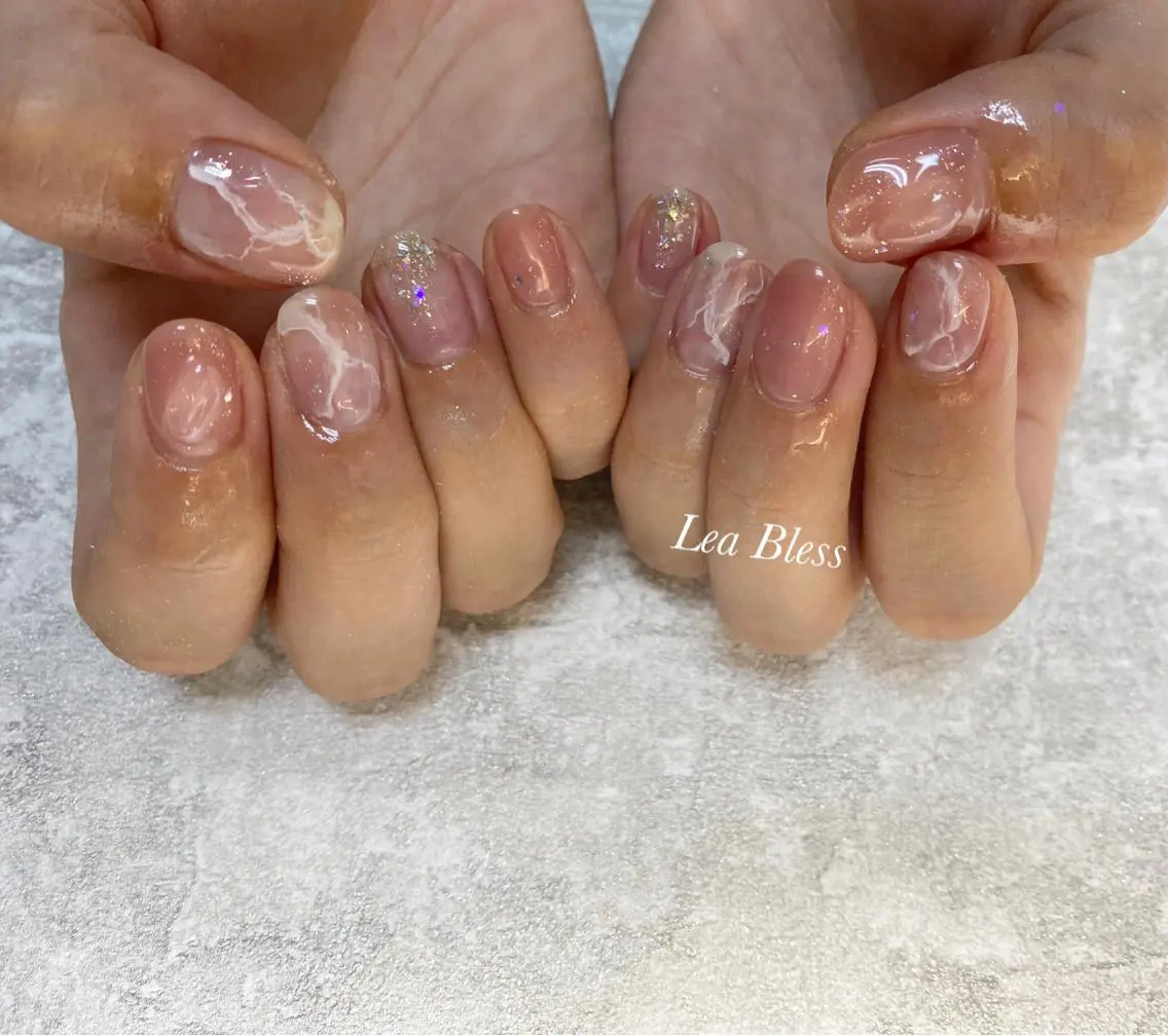 ネイル ハンドネイル Lea Bless 河原町のネイルデザイン