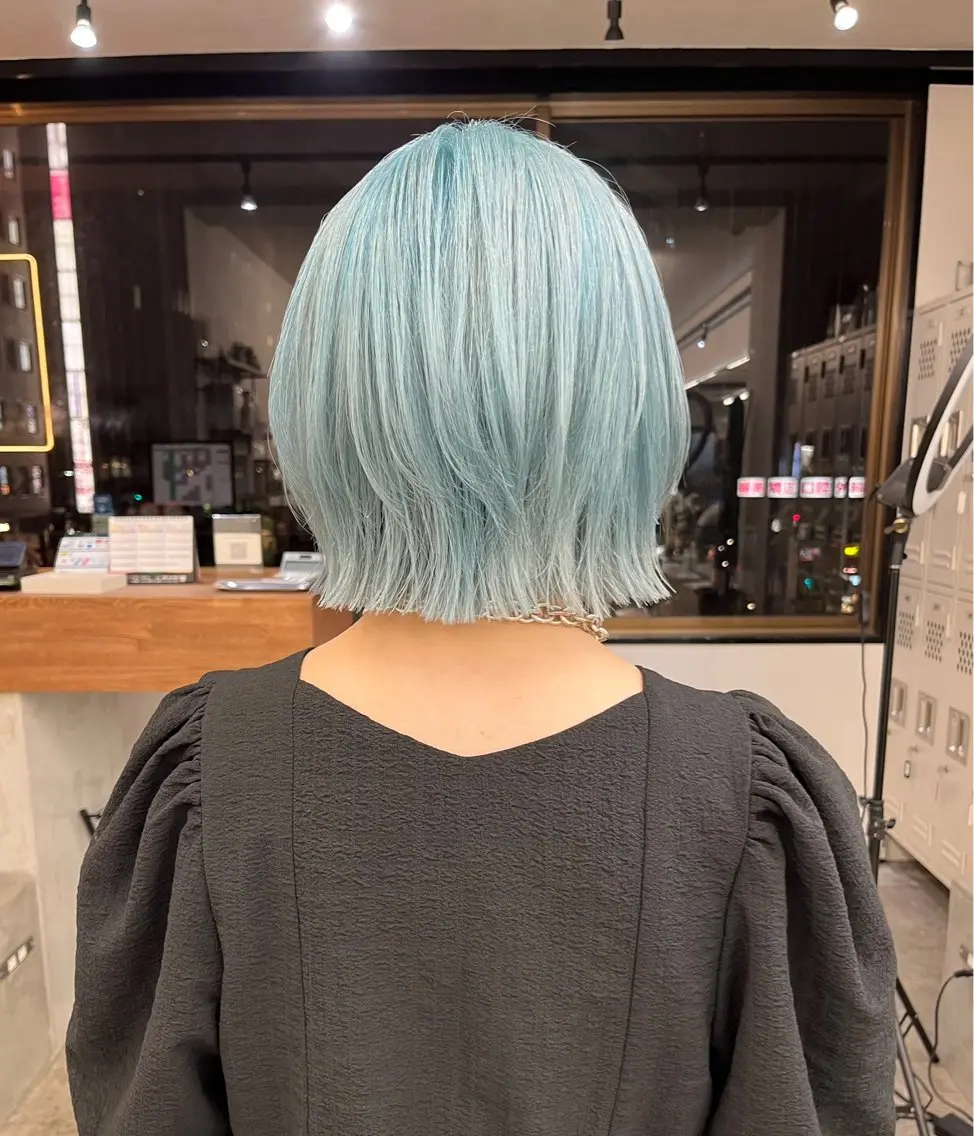 ショート カラー ヘアカラー 横浜/ブリーチ/ ダブルカラー/RINのヘアスタイル