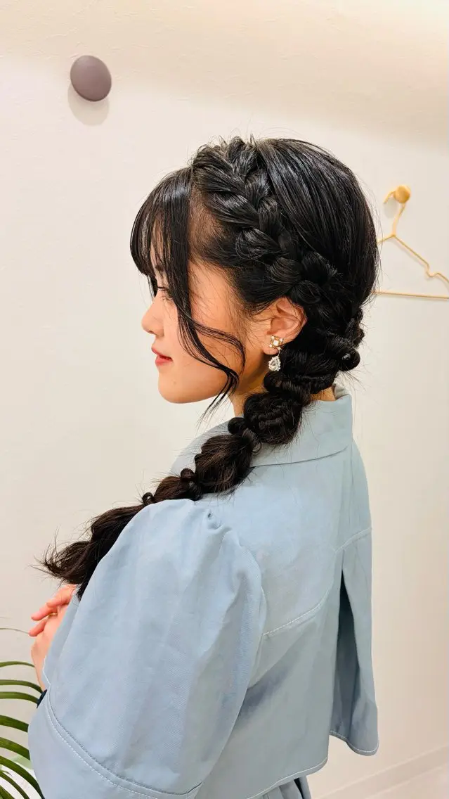 ロング ヘアアレンジ キッズ ヘアセット ヘアセット／六本木 Yukaのヘアスタイル