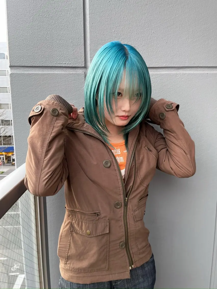 ミディアム カラー ブリーチ ケアブリーチ ハイトーンカラー TOTA 唯一無二カラーのヘアスタイル