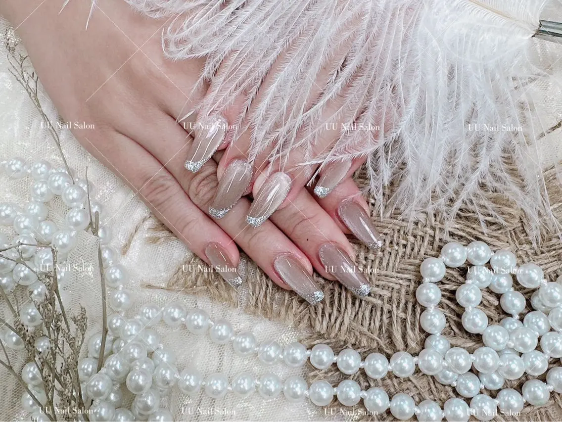 ネイル 長さ出し マグネットネイル ハンドネイル UU Nail Salon 西川口のネイルデザイン
