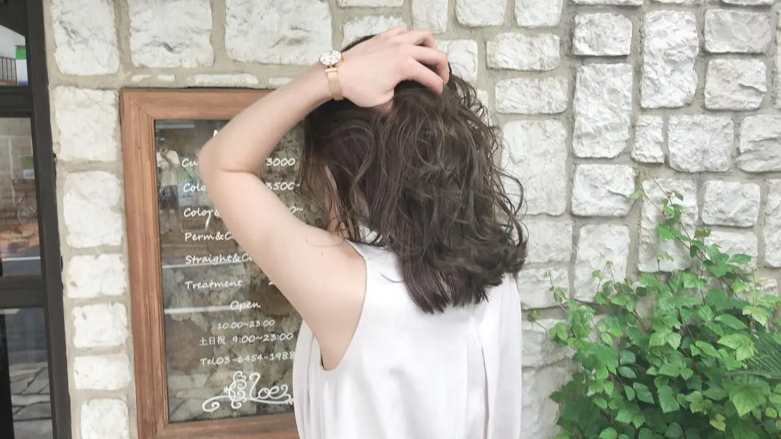 カラー パーマ ヘアアレンジ メンズ キッズ ネイル マツエク・マツパ ベージュカラー 透明感カラー フォギーベージュ グレージュ カット トリートメント 髪質改善/透明感 OAK兵庫のヘアスタイル