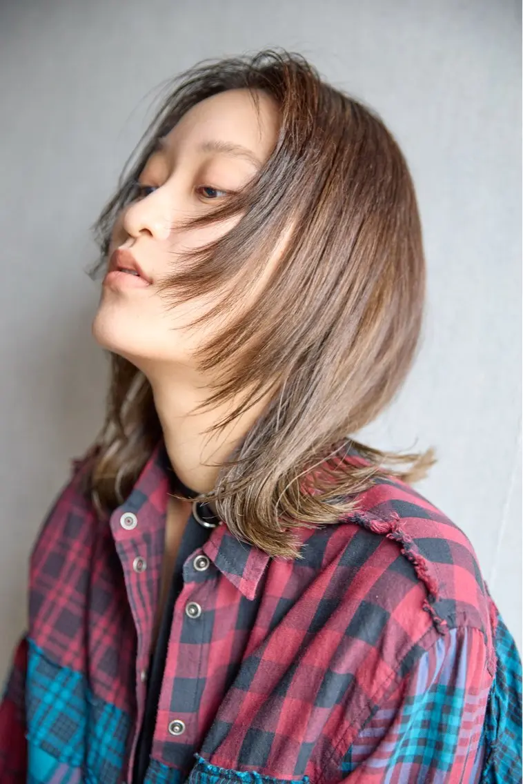 ミディアム カラー ベージュカラー ヘアカラー ニュアンスカラー/ 🫧レミ(坊主)のヘアスタイル