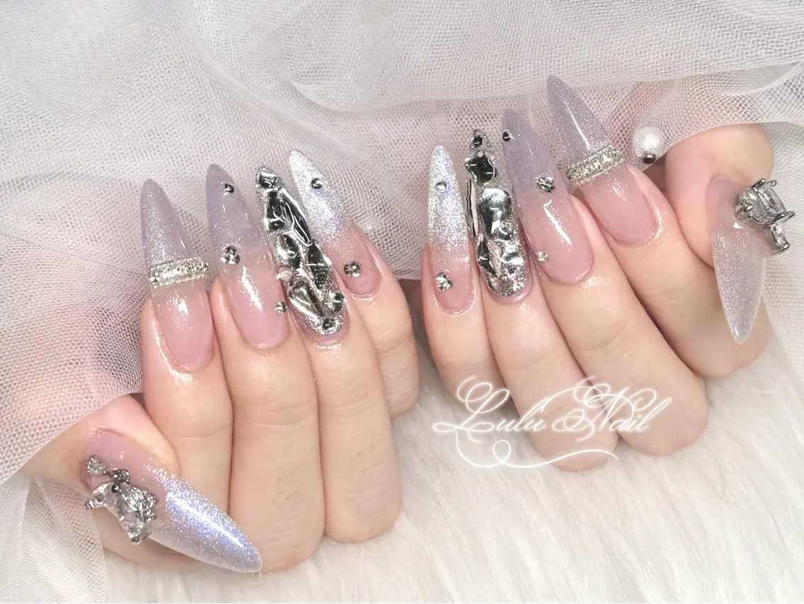 ネイル ハンドネイル Lulu Nail 🫧ユユのネイルデザイン