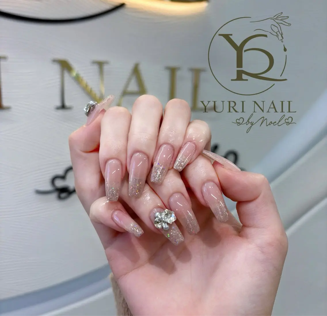 ネイル チークネイル フットネイル 韓国ネイル ニュアンスネイル オフィスネイル YURI Nail NARITAのネイルデザイン