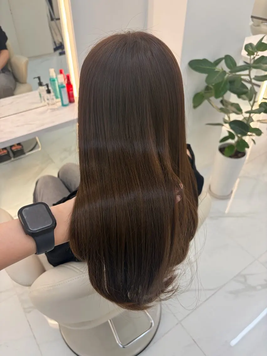 ロング カラー カット ヘアカラー トリートメント 髪質改善/ダブル カラー/Akaneのヘアスタイル