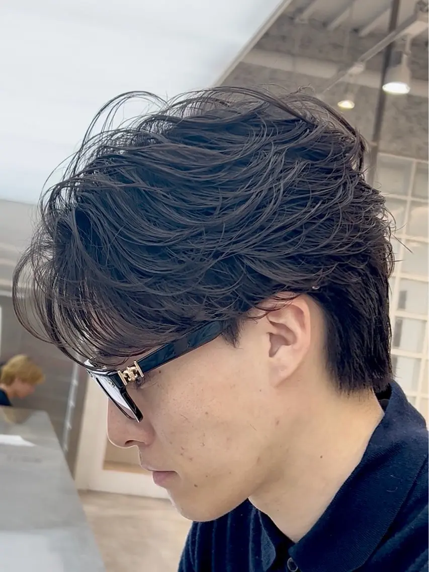 ショート メンズ カット パーマ fifth／美容師 りょうのヘアスタイル
