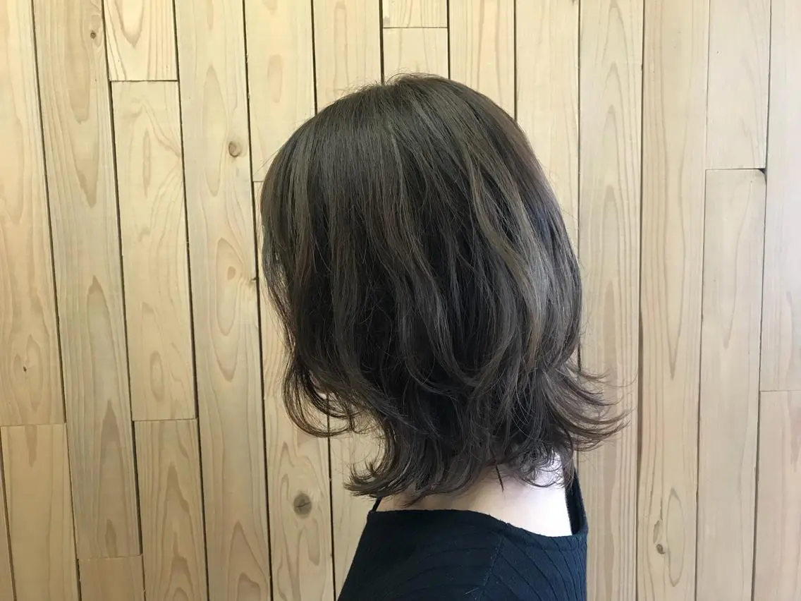 ミディアム パーマ @grace *HOSHIのヘアスタイル