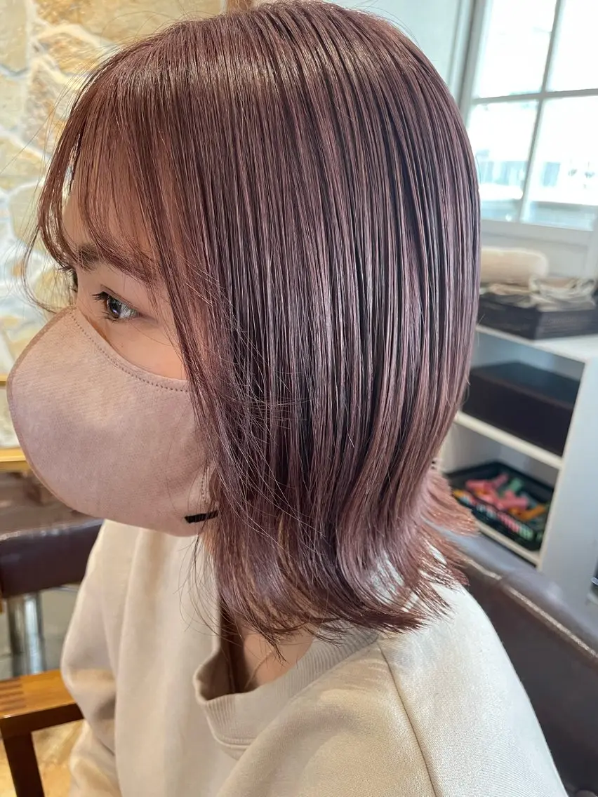 💖カット&透明感カラー&内部補修4stepトリートメント💖の写真