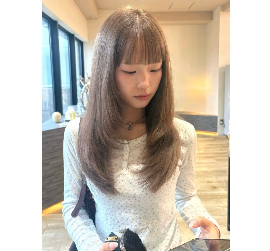 ロング カラー ヘアカラー 韓国レイヤー/Wカラ ー♡YUUNAのヘアスタイル