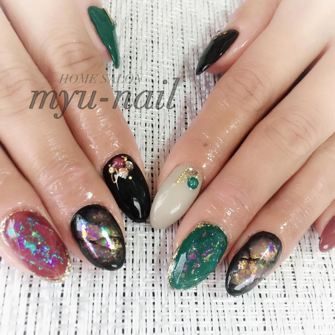 ネイル ハンドネイル ホームサロン myu-nailのネイルデザイン