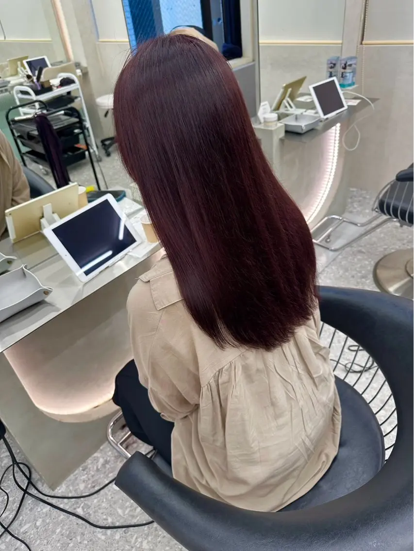 セミロング カラー トリートメント 谷川が作る熊本1🥇 レイヤーカットのヘアスタイル