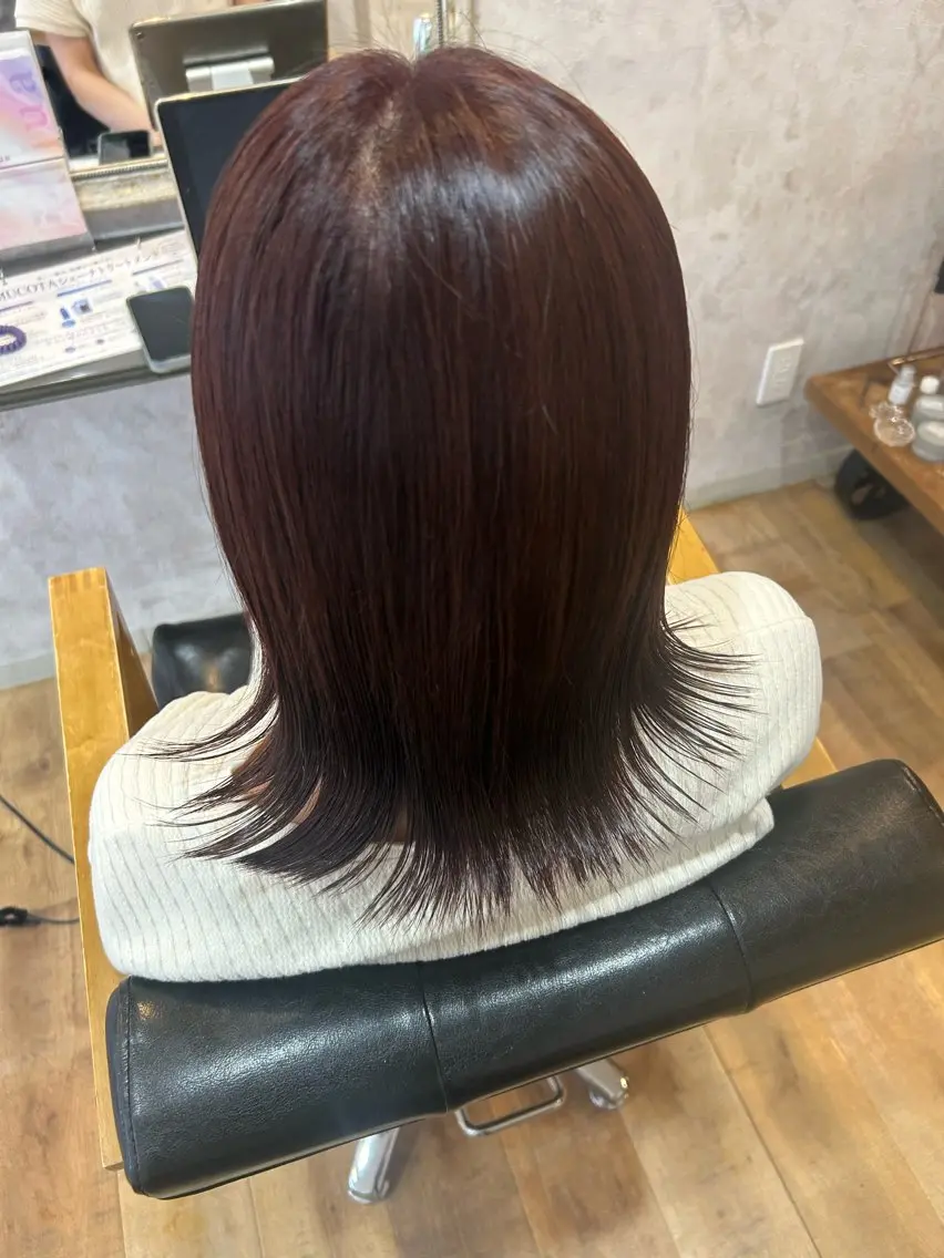 カラー カット ヘアカラー 青木 優雅のヘアスタイル