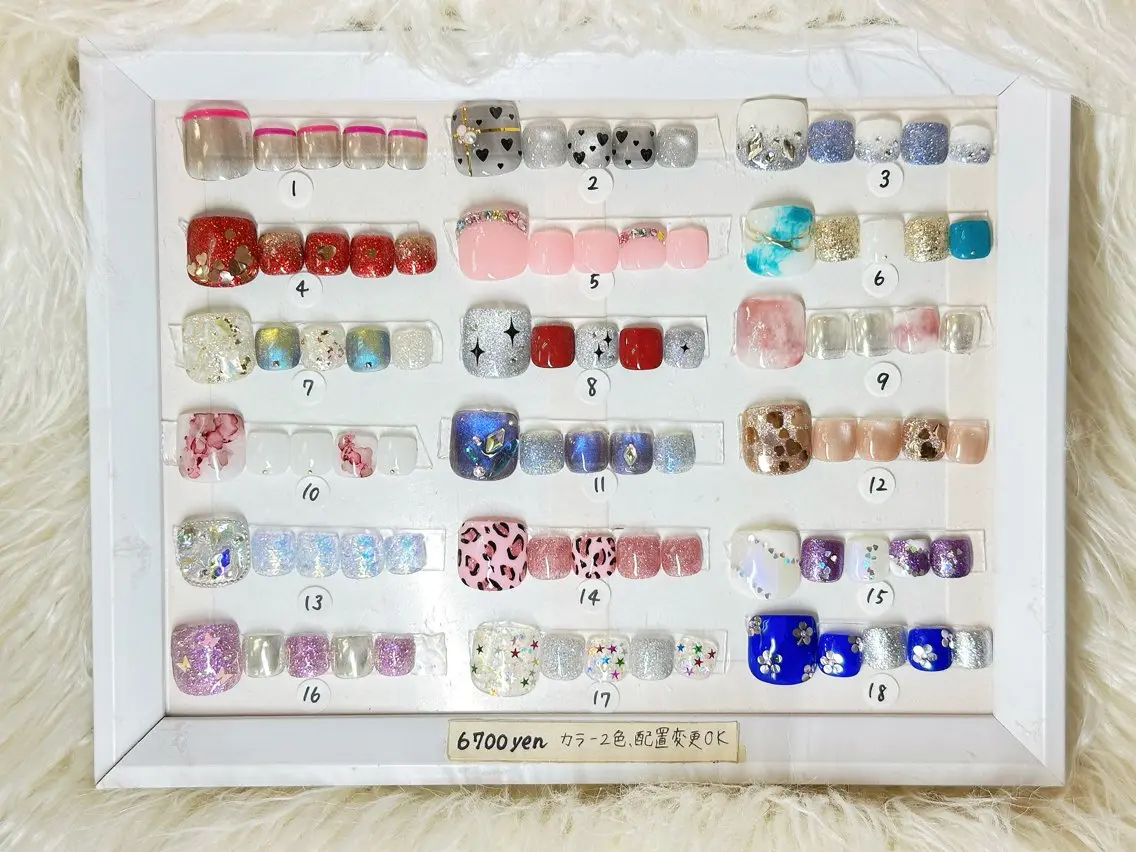 ネイル フットネイル Queennail 北堀江AYAのネイルデザイン