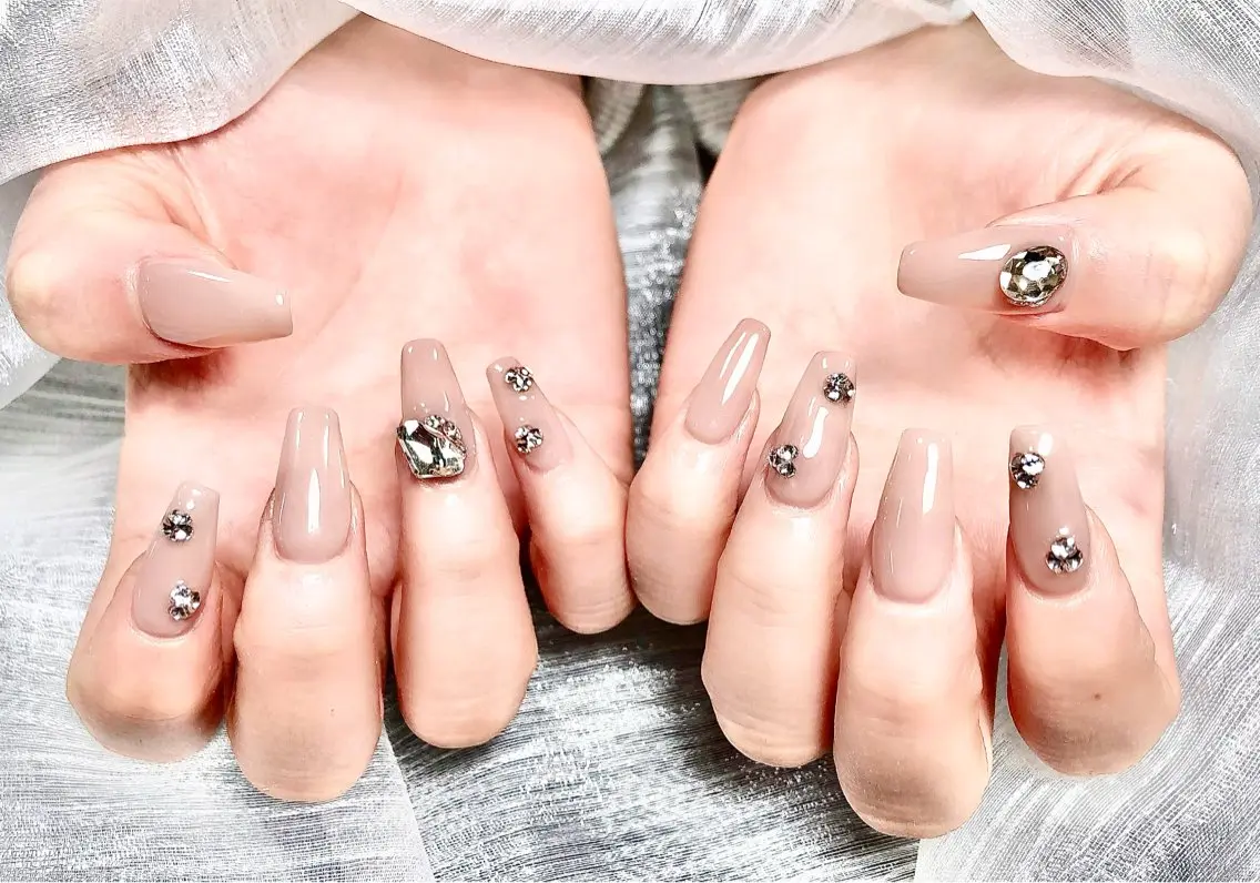 ネイル 持ち込み ハンドネイル dandelion nail北千住のネイルデザイン