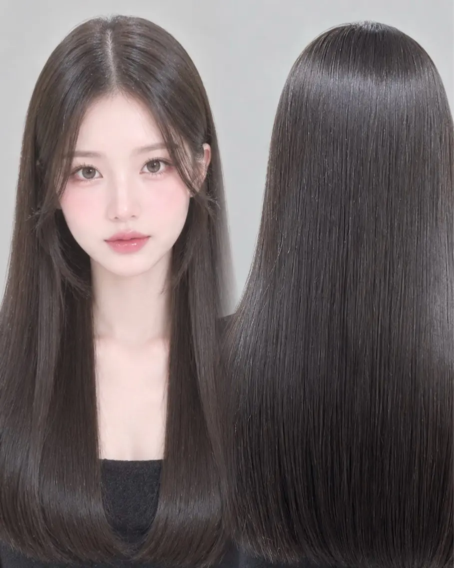 ロング カラー ヘアカラー 上品♡ブラウン💎 アレンジ🩰Rimiのヘアスタイル