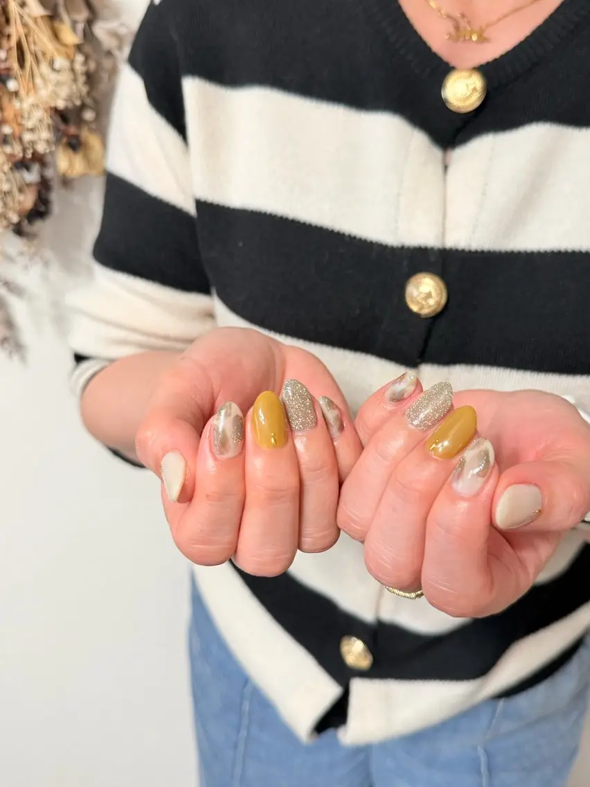 ネイル 春ネイル miel nailのネイルデザイン