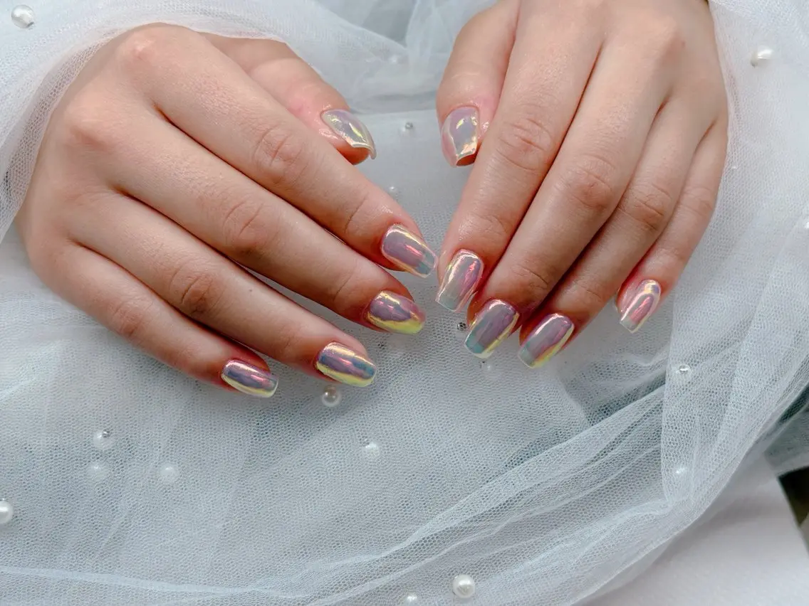 ネイル チークネイル フットネイル グラデーション 韓国ネイル 持ち込み ハンドネイル フットネイル ハンドケア YURI Nail NARITAのネイルデザイン