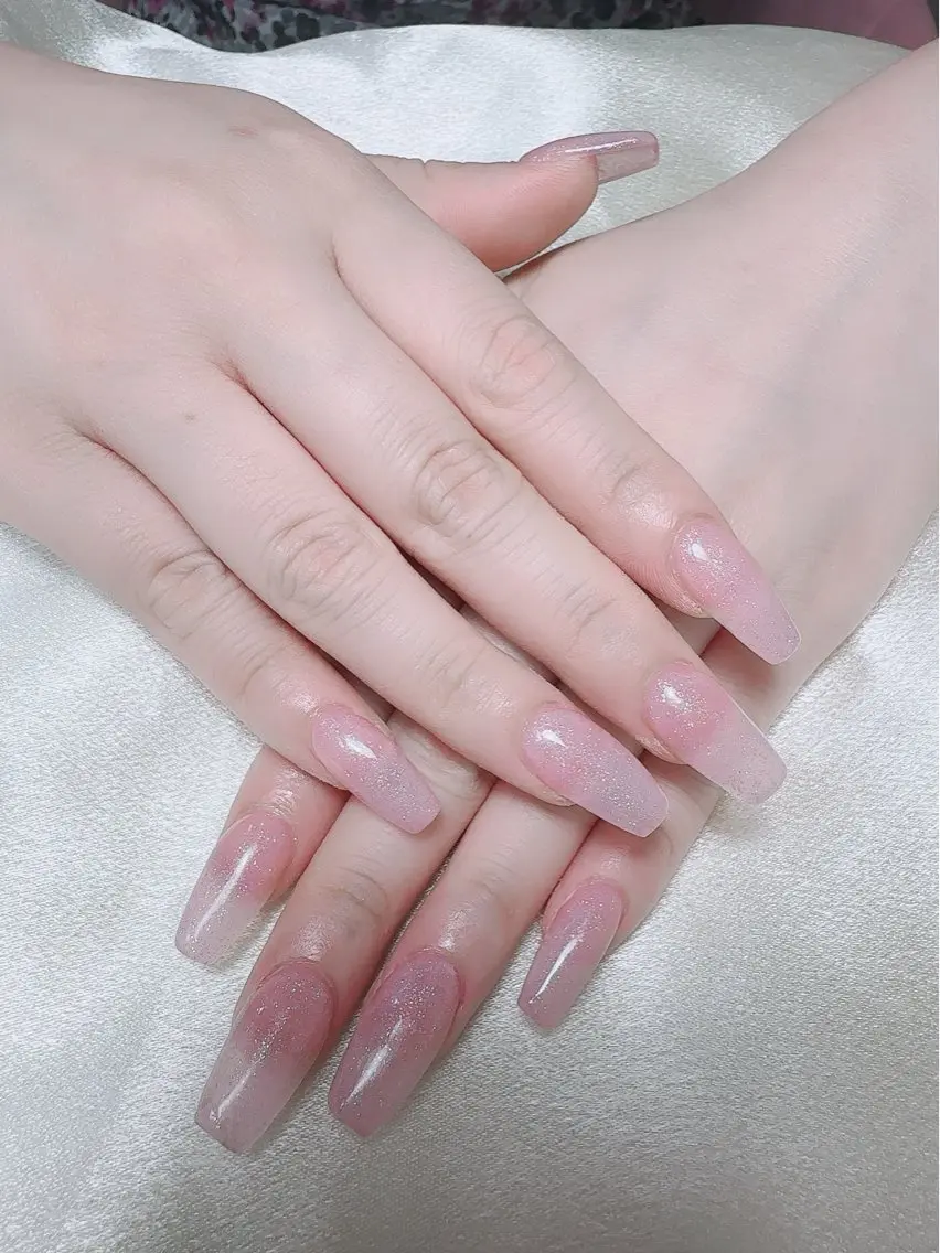 ネイル ワンカラーネイル ハンドネイル kao nail マグネット/長さだしのネイルデザイン