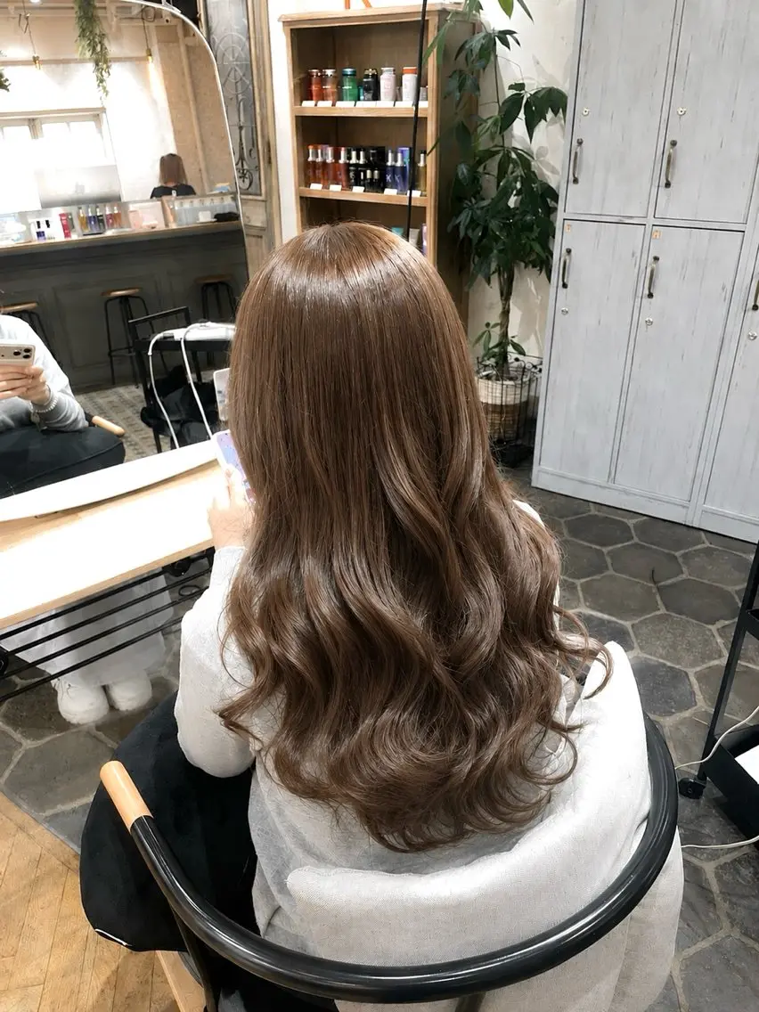 ロング カラー 韓国ヘア┋ 艶カラー🤍┋maiのヘアスタイル