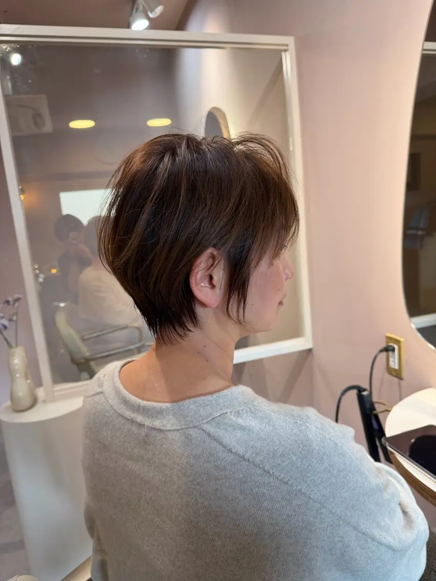 ショート ショートヘア 宮里 蓮生のヘアスタイル