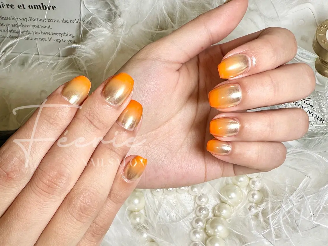 ネイル クリアネイル フットネイル フレンチネイル ジェルネイル 韓国ネイル ハンドネイル ハンドケア nail salon Feerieのネイルデザイン