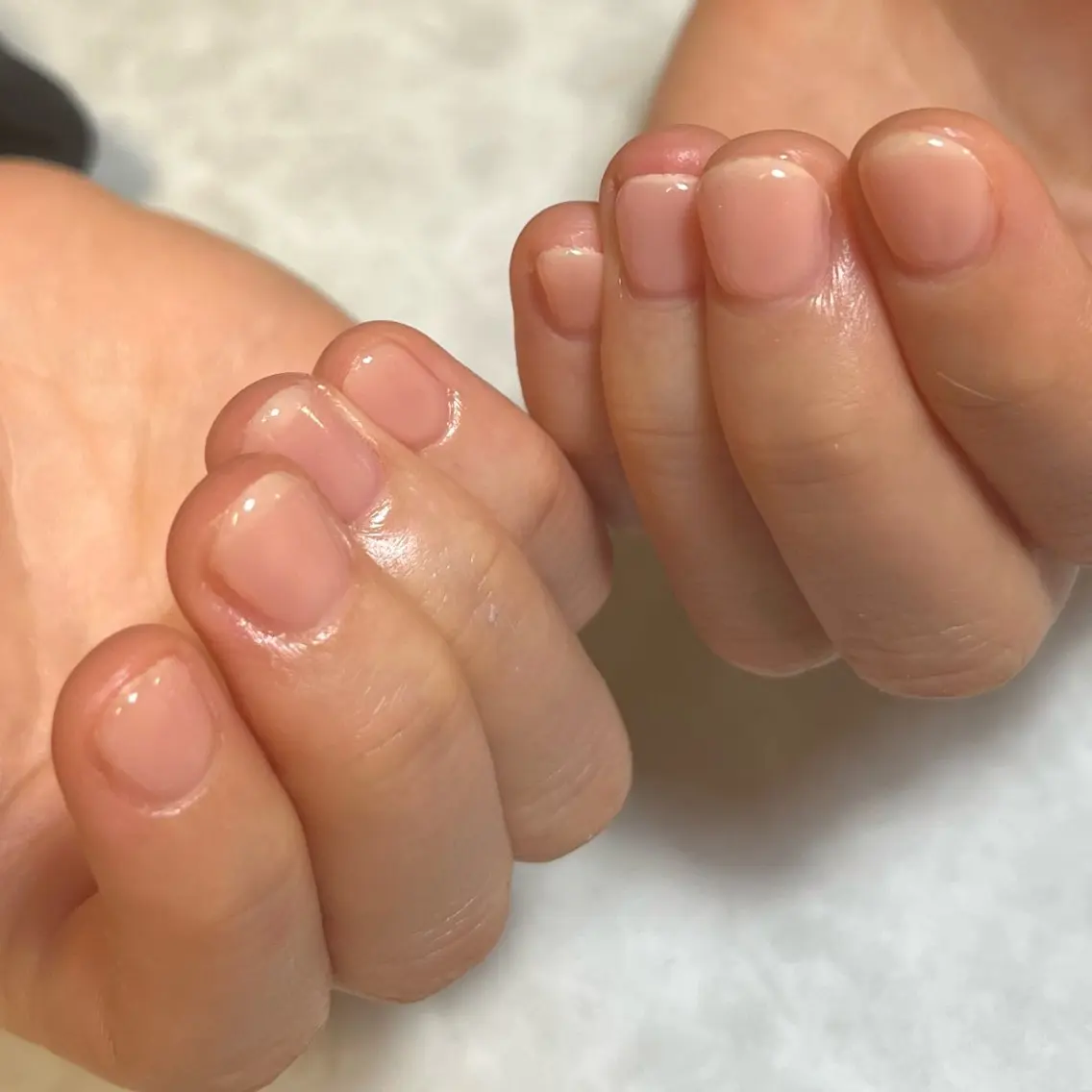 ネイル ワンカラーネイル ハンドネイル 自爪育成/ジェル mikiのネイルデザイン