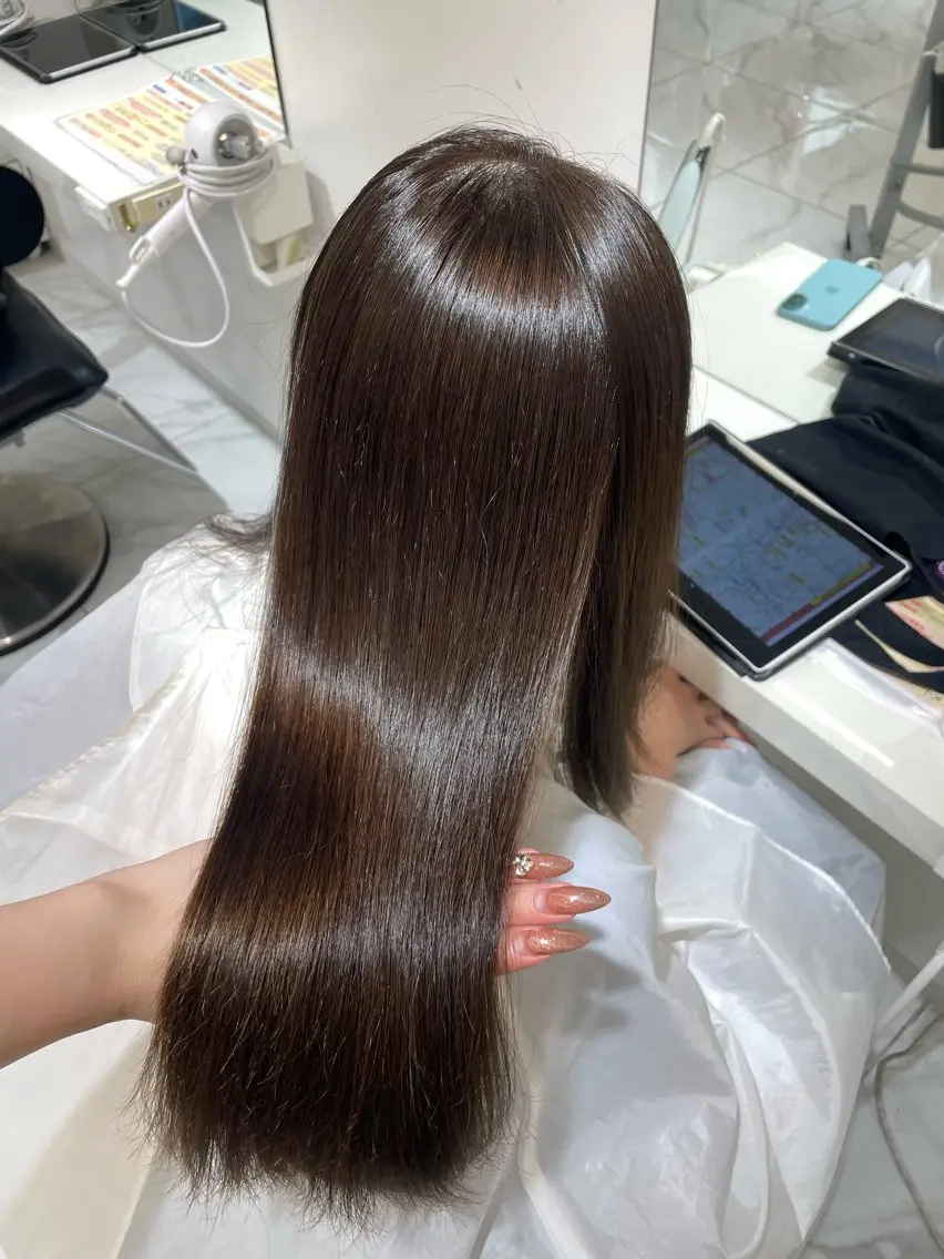 艶カラー➕高保湿2stepトリートメントの写真