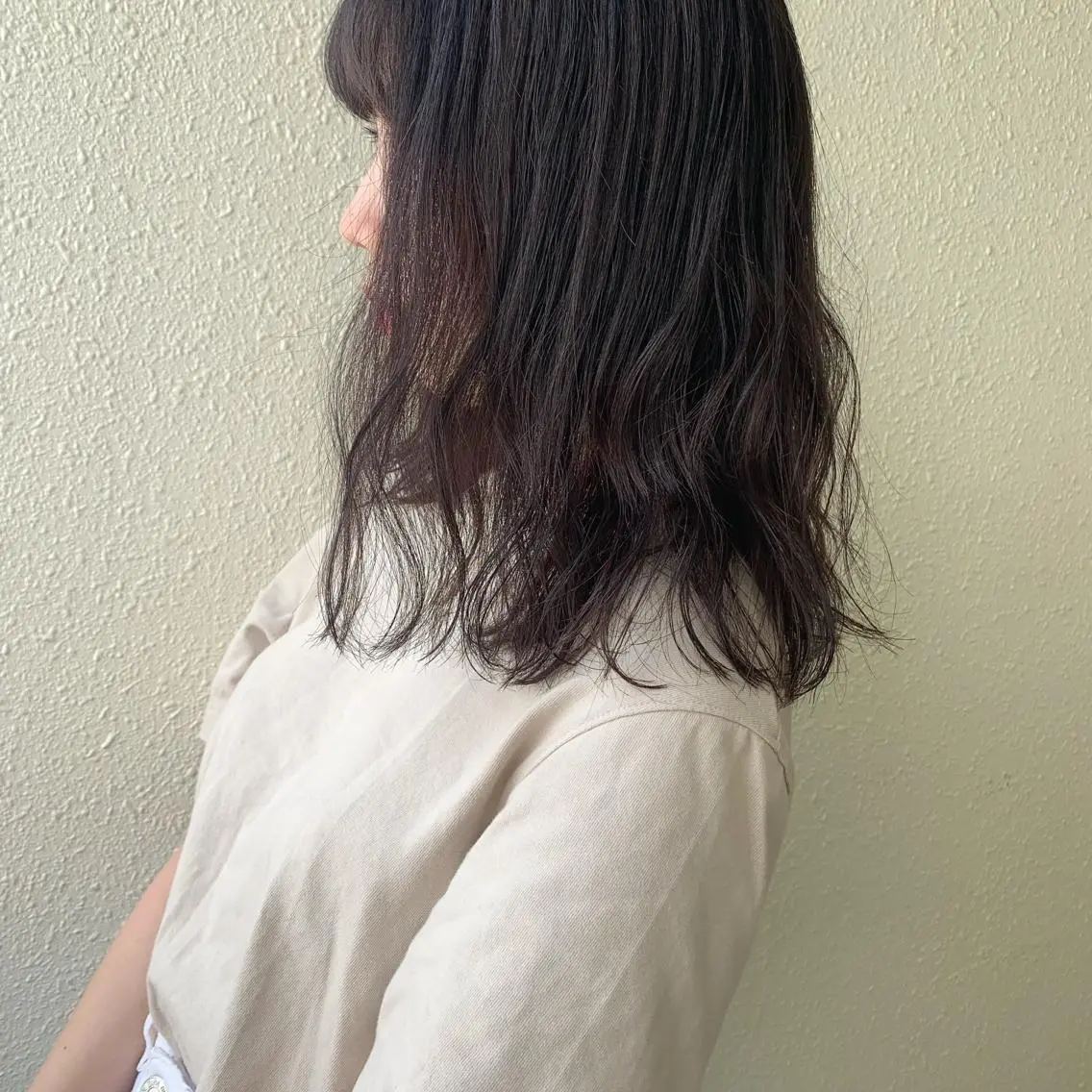 セミロング kiyono ⭐︎ダブルカラーのヘアスタイル