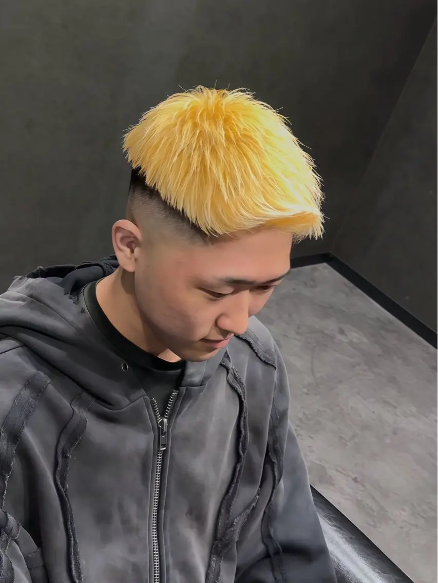 ショート カラー メンズ HINA ちゃんのヘアスタイル