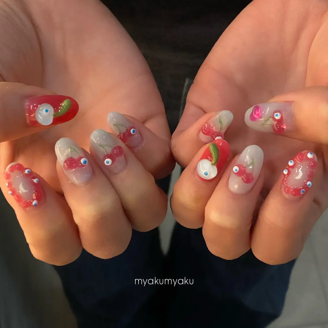 ネイル ハンドネイル フットネイル nano/きもかわ nail🐬🫧のネイルデザイン