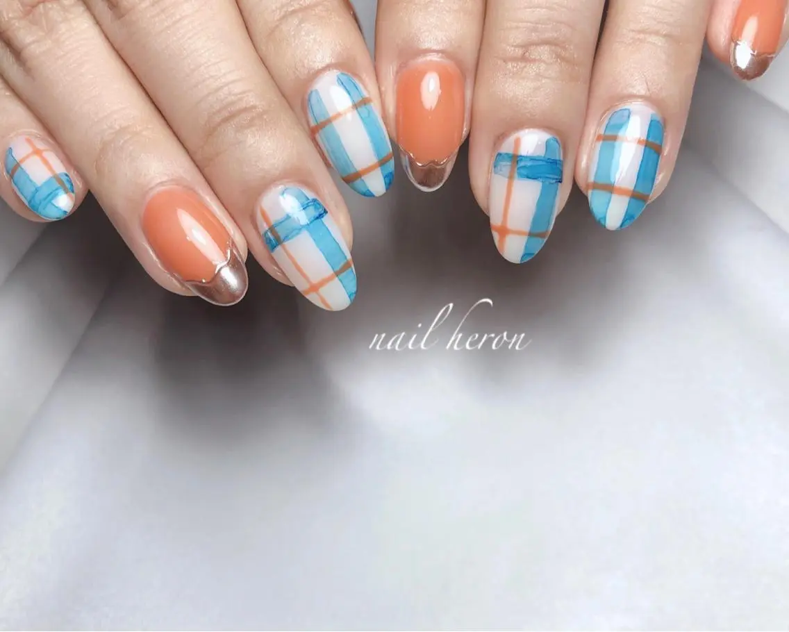 ネイル ハンドネイル saki_ nail heronのネイルデザイン