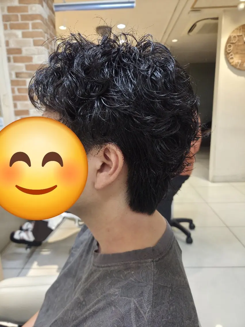 ショート パーマ メンズ カット パーマ メンズパーマ/矯正 /カット/樋口捷🔥のヘアスタイル