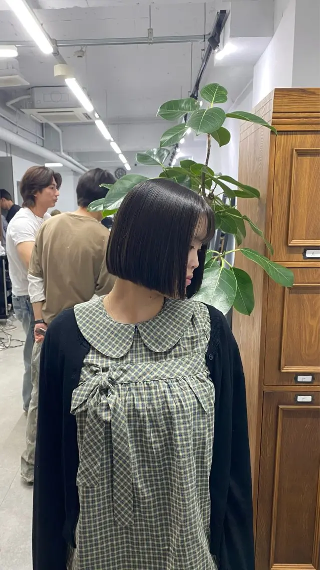 ショート カット 縮毛矯正 トリートメント 太田 すず香のヘアスタイル