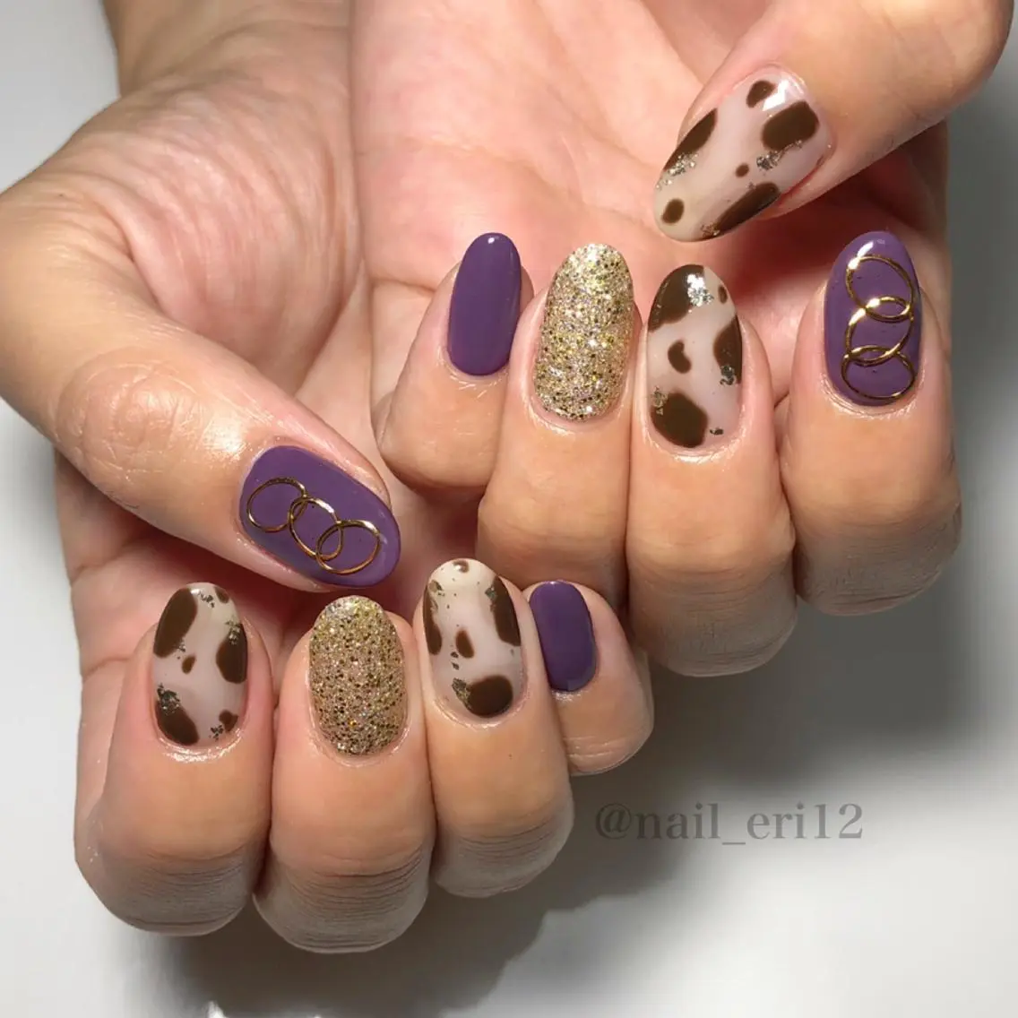 ネイル ストーンネイル nail salon &e eriのネイルデザイン