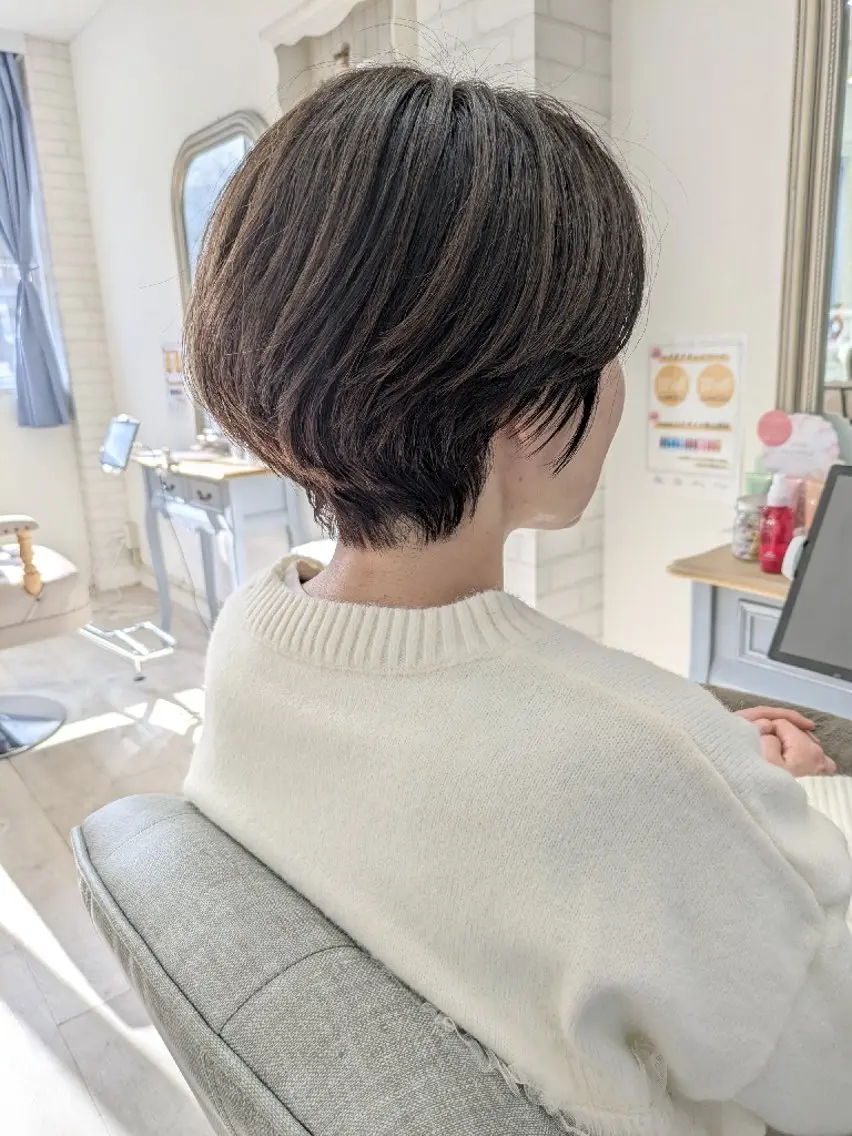 ショート ミヤザキ マサユキのヘアスタイル