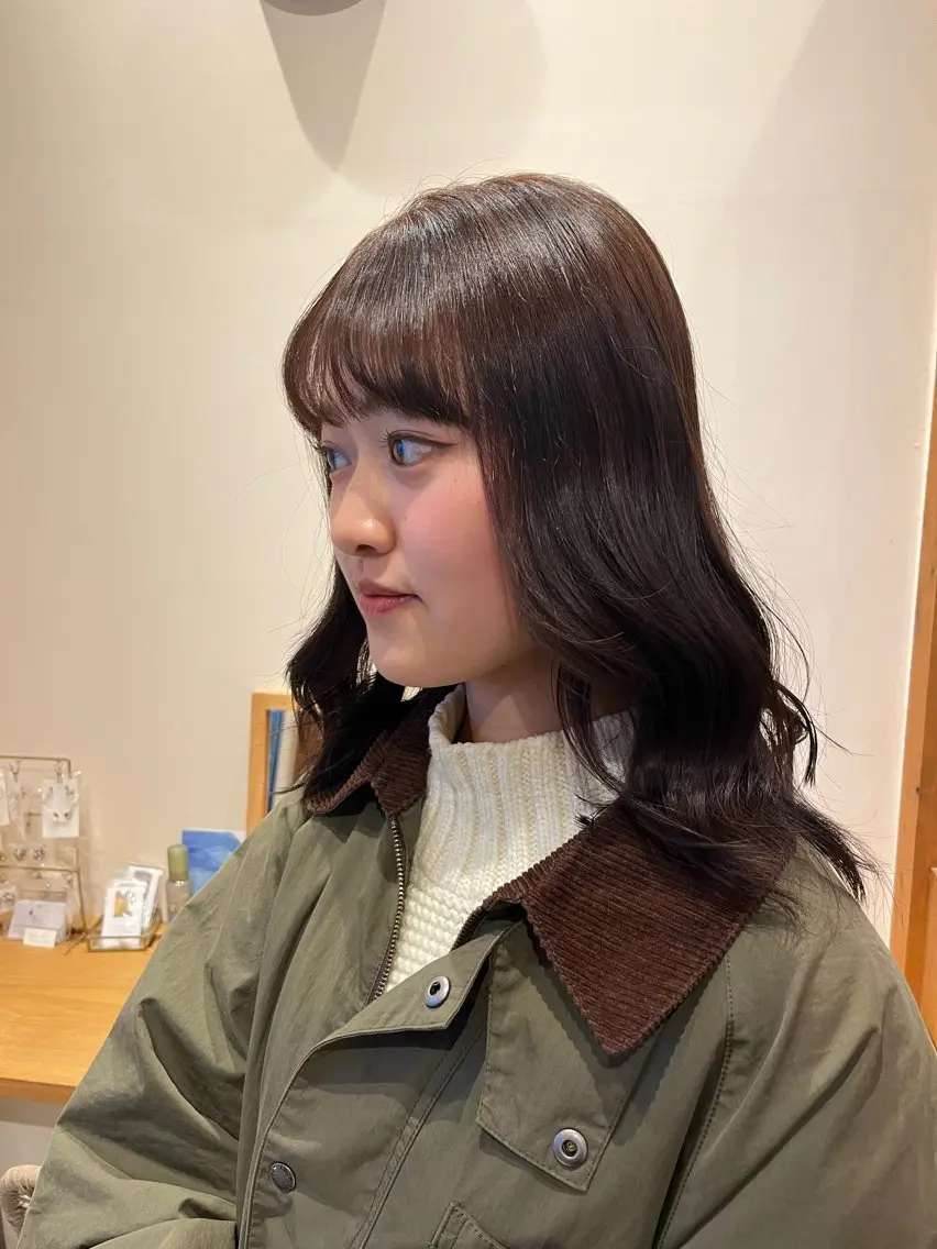 カラー ブラウンカラー ヘアカラー 高山 桃子のヘアスタイル