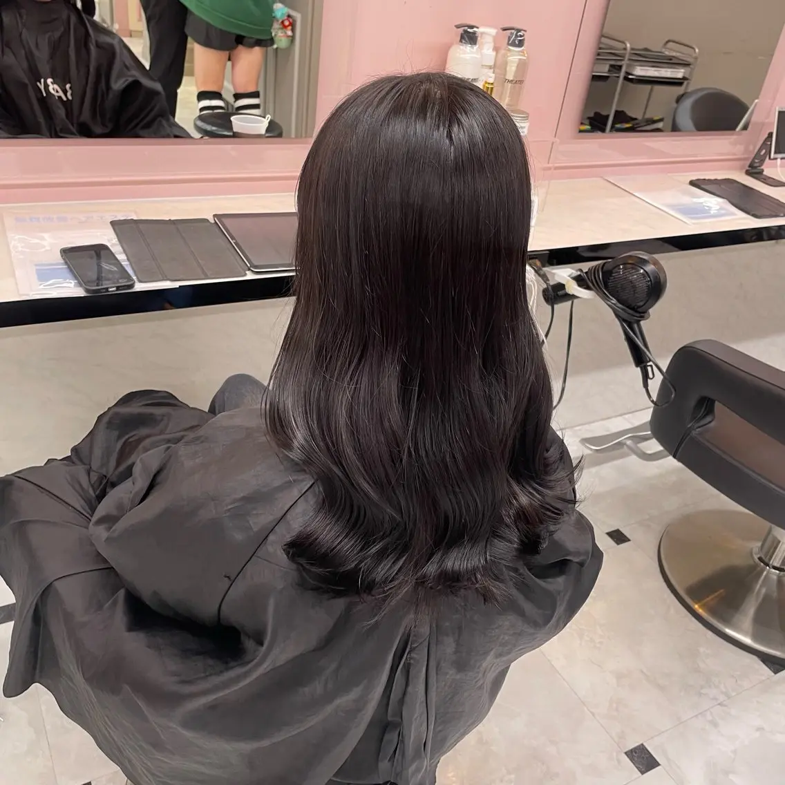 ミディアム カット ヘアカラー ヘッドスパ ヘアセット うる艶トレンドヘア 🕊️上野BABYのヘアスタイル