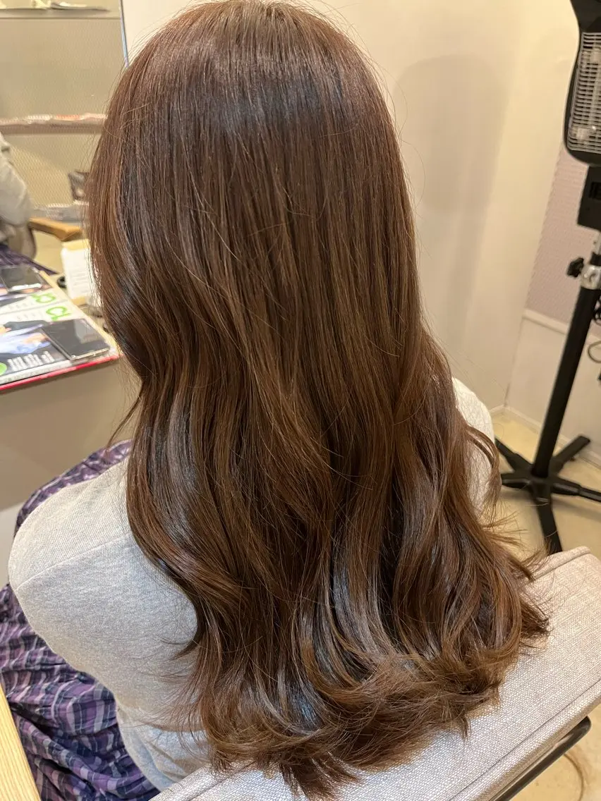 ロング REN⭐️注意事項有 無料カットモデル募集のヘアスタイル