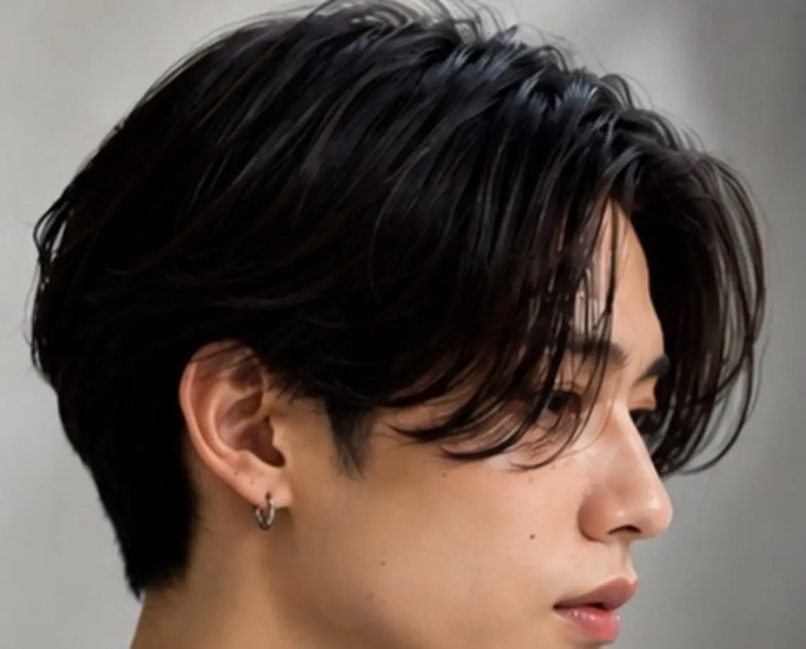 パーマ メンズ カット 縮毛矯正 高崎 堅心のヘアスタイル